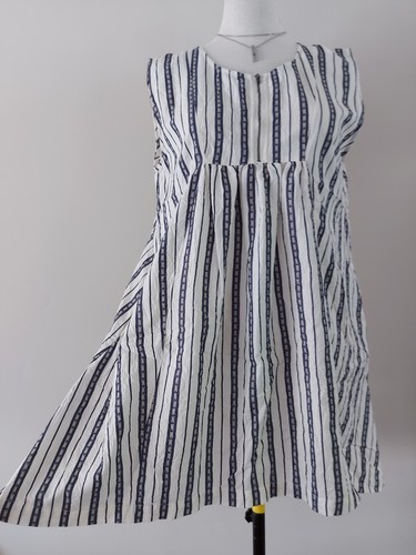 Masai blue white striped - blue,