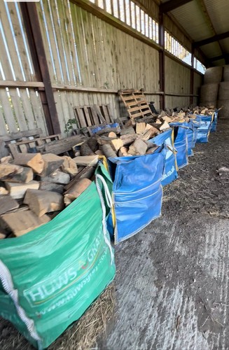Seasoned hardwood logs - seasoned,