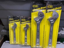 CK TOOLS Adjustable Spanner Wrench JOBLOT 2x 6"  2x 10" 19/29mm Max Jaw Opening