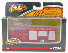 Corgi Wheelz Fire Engine Diecast Model TY87102 Fire Brigade Truck b