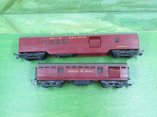 2 x Triang Maroon Royal Mail operating coaches M30224 & express