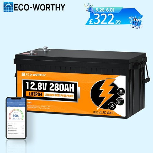 Eco worthy 12v - 12v, 280ah