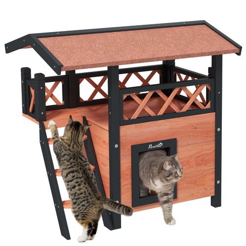 Pawhut outdoor cat house - outdoor,