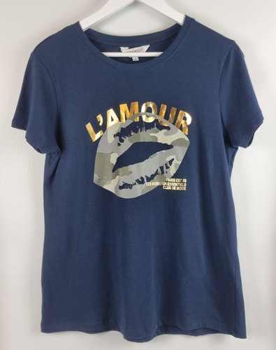 Paramour navy blue graphic - paramour,