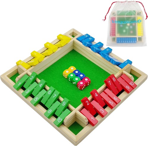 Vingahouse shut the box wooden - the,