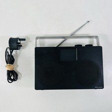 John Lewis DB470C DAB/FM Digital Radio Black, Tested, Working, Power Lead