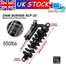 DNM BURNER RCP-2S Downhill MTB Mountain Bike Rear Shock Absorber 200mm UK Stock