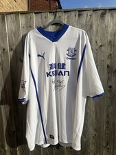 Match Worn Shirt Everton Wayne Rooney