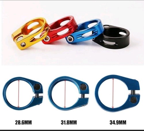 Seat post blue 9mm - post, 30.9mm