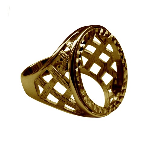 Full sovereign ring mount 9ct - full,