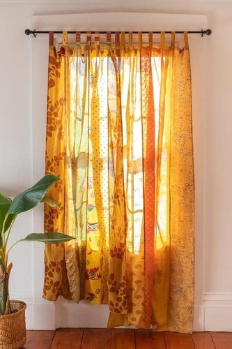 Indian vintage silk sari - silk,