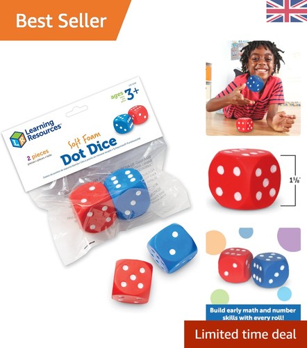 Interactive foam dot dice set - interactive,