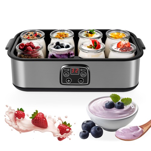 Yogurt maker with glass - yogurt, 8