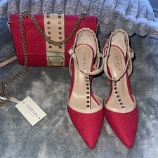 CARVELA  Studded T-bar Heels & Matching Bag