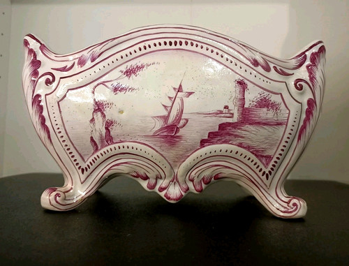 Old faience planter - , from