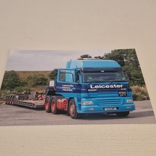Leicester Heavy Haulage Low Loader   DAF  Truck/Lorry Photo       6 x 4 