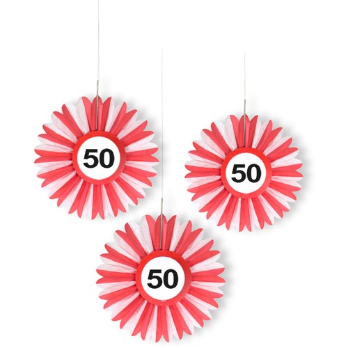 50th birthday set honeycomb - 50th,