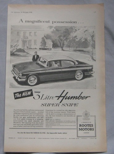 1959 humber super snipe - 1959,