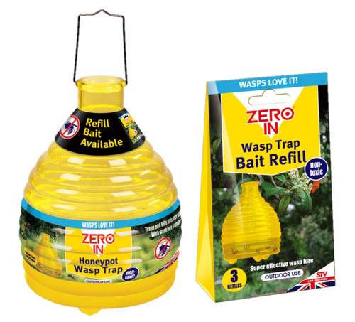 Zero wasp trap with bait - with, or