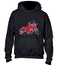 SPEEDWAY UK HOODY HOODIE MOTORBIKE MOTORCYCLE RACING CLOTHING BIKER TOP