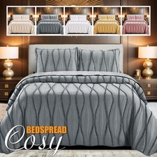 Quilted Bedspread 3 Piece Bed