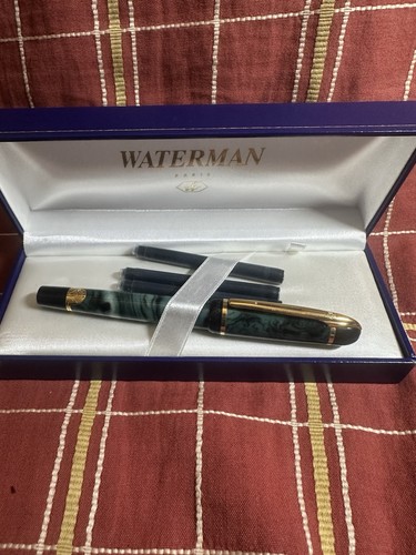 Waterman phileas green - green, marble
