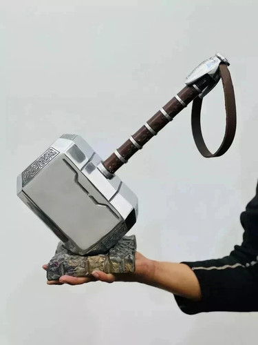 Thor mjolnir metal hammer - mjolnir, 15"