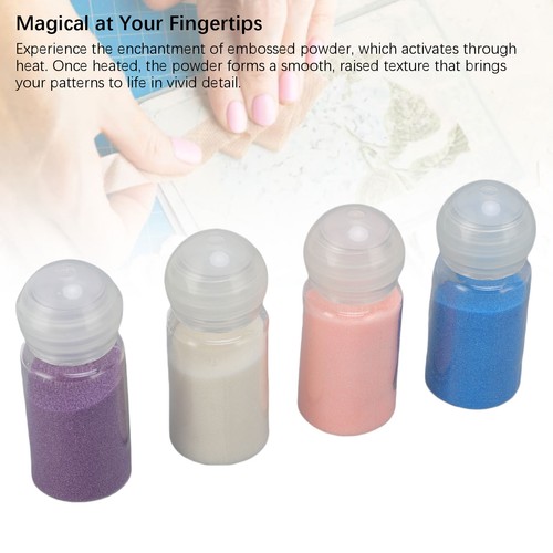 Embossing powder set 4 - powder,