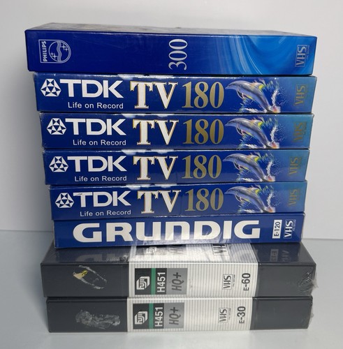 Tdk 180 vhs blank - 4,