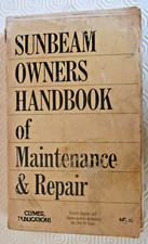 SUNBEAM OWNERS HANDBOOK OF MAINTENANCE AND REPAIR. RAPIER, ALPINE & TIGER 260 V8