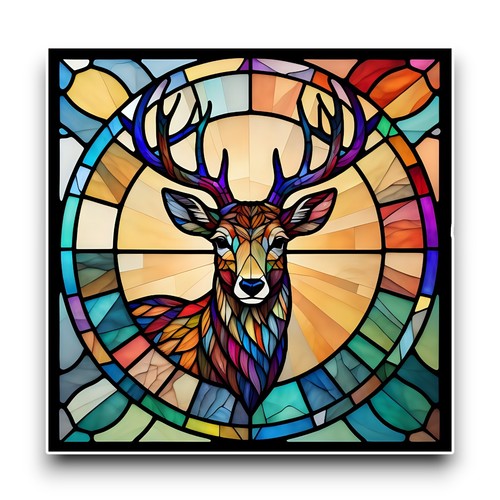 Large cute deer wild animal - large,