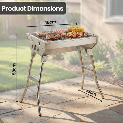Portable folding charcoal - portable,