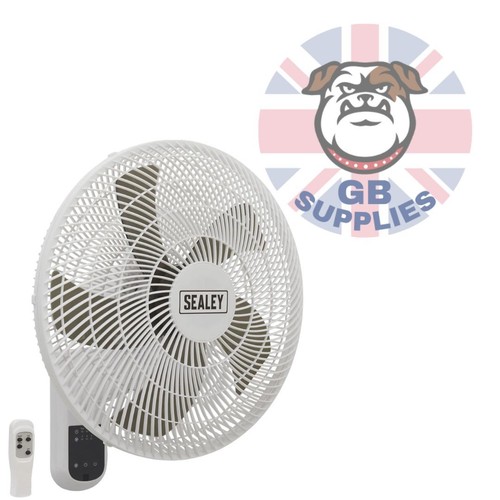 Wall fan with remote - 16",