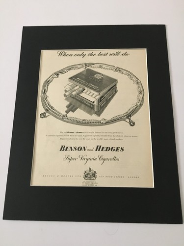 Benson and hedges - benson,