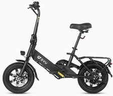 DYU C3 14” Folding Electric Bike 250W 36V 40km Range 25 kmh City E Bike Adults