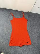 Nike orange unitard playsuit