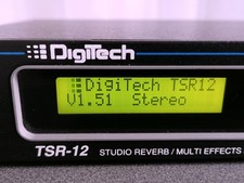 Digitech TSR-12 Rackmount Studio Reverb Multi Effects Processor Vocal Instrument