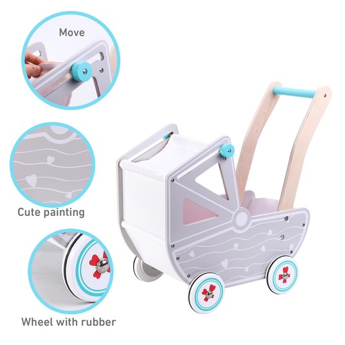 Kids pink doll pram - pram, baby