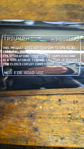 Triumph thruxton 865 exhaust - triumph,