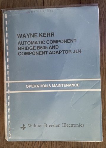 Wayne kerr b605 ju4 - b605,