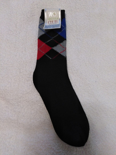 Vintage argyle club mens socks - vintage,