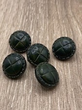 Shank Buttons Leather Look