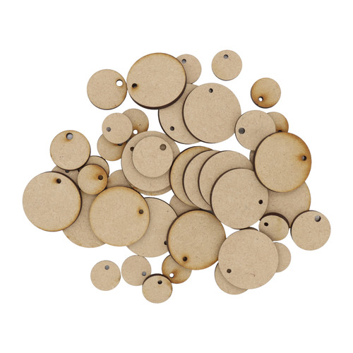 Wooden circle with - wooden, hole