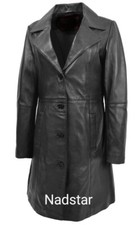 Womens soft Black nappa