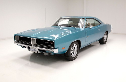 1969 doge charger blue - charger,