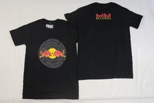 RED BULL RECORDS DISTRESSED LOGO B/P BLACK T SHIRT NEW OFFICIAL AWOLNATION ACES
