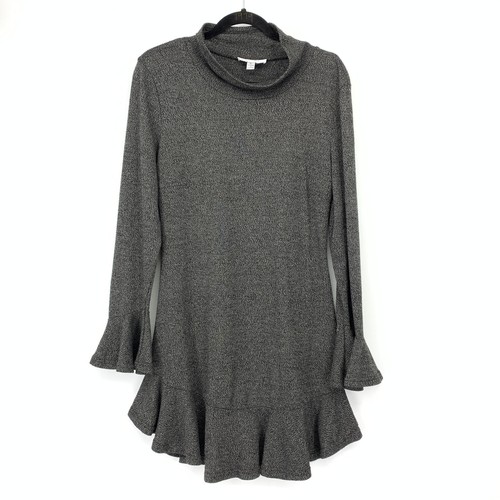 Shilla knit dress ruffle - dress, hem