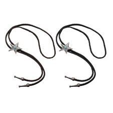 Elegant Black Bolo Tie with