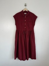 Toast Dress Size UK 10 Red