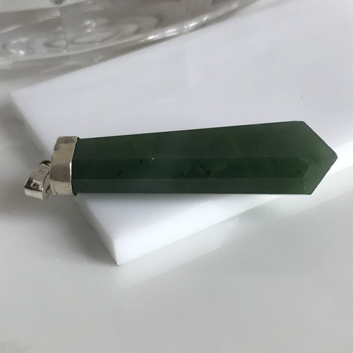 Jade pendant natural green - jade,